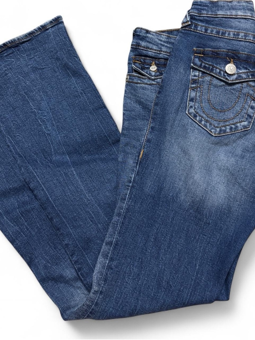 True Religion Women's Dark Blue Boot Cut Jeans